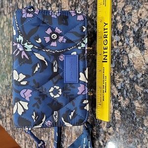 Ver Bradley wristlet with crossbody strap